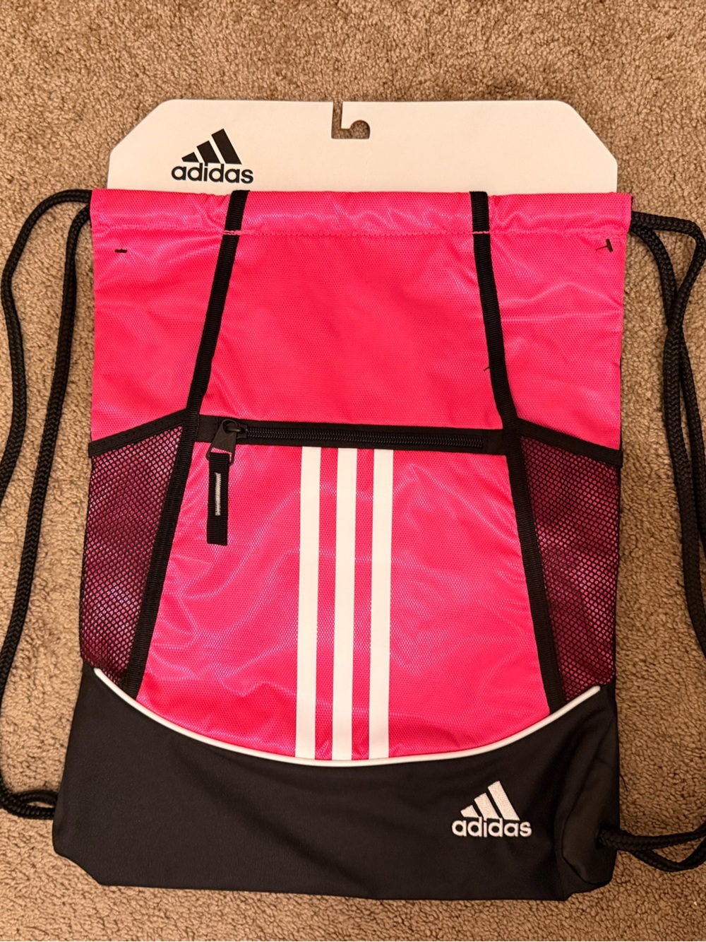 NWT Adidas Pink Alliance II Sackpack